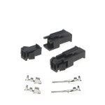 10 대/몫 SM 2.54mm 2 핀 암 및 수 하우징 스플라이스 터미널 잭 커넥터 AWG 28-22 SM-2 P SM-2R JST 와이어 어댑터 블록 : 이십플렉스