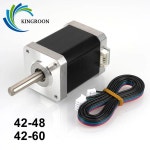 스테퍼 42 모터 48MM 60MM 높이 사각형 모터 17HS8401 17HS8401S 케이블 검정색 은색 3D 프린터 부품 포함 : 글루핏루나베이