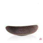 다캐 타원형 도자기접시 21cm 스톤 집들이선물 피쉬 스테이크 찬기 앞접시 : 한가람도매