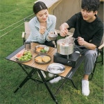 알루미늄 합금 접이식 테이블 캠핑 높이 조절식 야외 : 하루코퍼레이션4