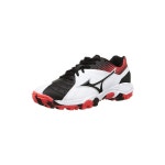 미즈노 핸드볼슈즈 웹가이어 3 동아리 활동 옥내 폭이 넓음 인도어 화이트×블랙×레드 29.0 cm 3E : 뱀부샵