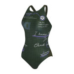 아레나 여성 원피스 수영복 선수형 A4SL1CO11 KHA 이월 : 베이스스윔