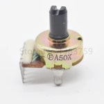 161 타입 전위차계 듀얼 A50K / A503 오디오 스피커 앰프 볼륨 전위차계 6 피트 샤프트 길이 10mm : 이십플렉스