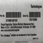 애질런트 G1960-80103 전자 승수. Agilent 싱글 쿼드폴 LMS G6120 G6130 Znd G6150 1 개 : PlanetPick