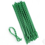 재사용가능 톱니모양 작물고정타이 원예부자재 그린컬러 소 : 반달부인