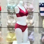휠라언더웨어 여성 망자카드 헴 커버리지 노와이어 브라팬티세트 BAFDRF1641FCRN : NC수원터미널 휠라언더웨어