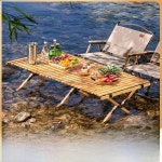 휴대용 접이식 테이블 실리콘 스타일 야외 캠핑 : 하루코퍼레이션4