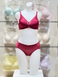 휠라언더웨어 여성 망자카드 헴 커버리지 노와이어 브라팬티세트 BAFDRF1641FCRN : NC수원터미널 휠라언더웨어