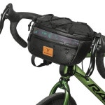 3L 자전거 핸들바 가방 프론트 백 다기능 보관 파우치 반사 범용 산악 로드 바이크 : 하루코퍼레이션19