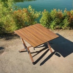 야외 가구 캐주얼 테이블 알루미늄 합금 휴대용 강한 롤 바베큐 접이식 캠핑 : 하루코퍼레이션4