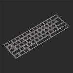 키보드 60% 미니라 ANSI ISO 플레이트 Bface DIY 기계식 키보드 61 PC : 늘온상사