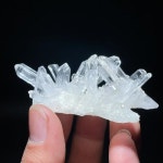 콜롬비아의  100% 천연 깨끗한 석영 레밀리아 크리스탈 클러스터 광물 표본 가정 장식 : 멋진조유