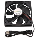 Iceriver KS0 Pro용 5V USB 2000RPM 12CM 냉각 팬 고속 쿨러 : 다소오미