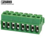 피닉스 컨택트 커넥터 PCB 플러그형 플러그인 터미널 블록 8 핀 PT 1.5 PVH 3.5 1984073 8A 200V 3.5mm 1 개 : 이십플렉스