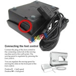 1PCS 220V 풋 컨트롤 # 90- -R PFAFF 20925926010471051907 917 HobbymaticSelect 호환 가능 : 멋진조유