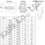 82 개/상자 3A JST SM2.54 키트 2P 3P 4P 5P 6P 2.54mm 피치 암 및 수 헤더 커넥터 어댑터 SM-2P 22AWG SM-2R : 이십이플렉스