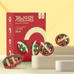 [중형박스] 개님의껌 레틀즈볼 강아지 치석제거 천연 덴탈껌  7pcs (낱개) : 개님샵