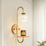 아로마 테라피 왁스 벽 램프, 북유럽 럭셔리 거실, 침대 머리, 야간 복도 장식, 분위기 : 웅스유니버스