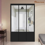 초슬림 3연동중문 문짝 문틀 프레임까지 알루미늄 맞춤 제작 및 시공 현관중문 모두홈도어 : 모두Home