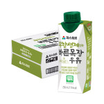 파스퇴르 무항생제 바른목장 우유 250ml, 20개 : 롯데웰푸드