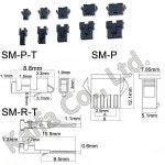 82 개/상자 3A JST SM2.54 키트 2P 3P 4P 5P 6P 2.54mm 피치 암 및 수 헤더 커넥터 어댑터 SM-2P 22AWG SM-2R : 이십이플렉스