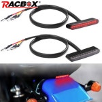 오토바이 미니 후면 브레이크 LED 테일 스톱 라이트 신호 램프 표시기 먼지 자전거 오토바이 스쿠터 ATV 장식 램프 12V : 제이와이글로벌컴퍼니