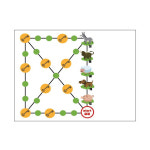 자석 윳놀이판 칠판 시안 도안 제작 900-1200mm : 칠판나무