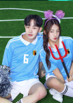벨기에 어웨이형 축구반티 549B 반팔 풋살 사커 축구티셔츠 축구유니폼 축구복 블록코어 남녀공용 졸업사진 체육대회 졸사컨셉 : 티라떼