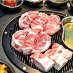 오겹살 삼겹살 목살 한돈 냉장 돼지고기 저탄고지 500g (구이,수육) 진공포장 : 제로칼로리 고기집