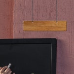 6개 철제 체인 도어 걸이 잠금 장치 (현관용 검정색 금속 후크 벽 유리창 표시 브래킷) : 바이셀세븐티나인