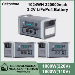 캠핑 태양광 발전기 배터리 에너지 저장 시스템 야외 낚시 RV LifePo4 휴대용 발전소 2600W 1000W 1800W 500W : 트리피플인터내셔널