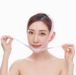 뷰티쁨 리프팅밴드 얼굴 브이라인 턱 땡기미 땡김이 턱선 이중턱 수면 주름 턱살 마사지기구 : 쁨 PPEUM