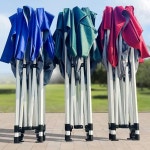 캠핑 옥상 야외 캐노피 이동식 그늘 튼튼한 비닐 접이식캐노피천막 접이식 천막 1 도톰자동선반2X2블루 3.3cm : 아꿍원