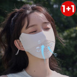 자외선차단마스크 얼굴햇빛가리개 러닝마스크 골프 얼굴 냉감 쿨링 uv 햇빛차단 여름 등산 : 하담컴퍼니