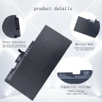 호환 EliteBook 840 755 G4ZBook 15u HSTNN-DB6U 800513-001용 CS03XL 배터리 : 가나비전