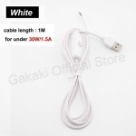 핀 케이블 스위치 조명용 연장 5V 와이어 커넥터 전기 USB 공급 켜기/끄기 스트립 전원 2 LED 전선 장치 : 오성마켓몰6
