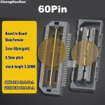 암 수 60P 60 핀 BTB 커넥터 보드 대 보드 QSH-030-01-L-D-A QTH-030-01-L-D-A 1 쌍 0.5 피치 : 이십이플렉스