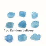 오션 블루 스톤 힐링 레이키 러프 아쿠아마린 홈 : 욕심쟁이조유