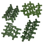 식물 천막 구조 플라스틱 파이프 프레임 온실 브래킷용 조인트 커넥터 녹색 40 개 : 글로벌닉스