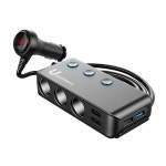 급속 차량용 고속충전기 시거잭 3구 멀티 USB 자동차 12V 24V 핸드폰 잭 소켓 : 스마트IT