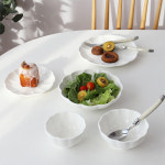 화이트 앤 화이트 2인 홈세트 8p 예쁜 밥그릇 국그릇 그릇 식기 접시 반찬그릇 집들이선물 혼밥 신혼부부 혼수 : 한국도자기 부산총판