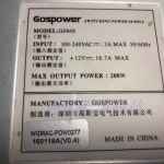 90% 오리지널 통신 전원 공급 장치, GOSPOWER 200W G0868 : 초단전자