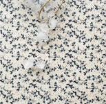 150cm 방수천 20수 라미네이트 무독성 코팅원단 스프링미니플라워 2 컬러 508509 : 원단천국