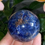 천연 블루 소달라이트 크리스탈 석영 에너지 레이키 치유 장식  수족관 : 욕심쟁이조유