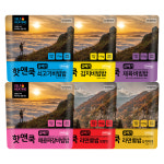 핫앤쿡 곱빼기 6개 랜덤 세트 전투식량 비상식량 발열도시락 비화식 등산 캠핑 간편식 : 이지밥