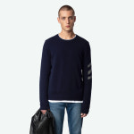 [쟈딕앤볼테르] 맨즈 캐시미어 스웨터 Kennedy Arrow Sweater ZE5SMCTSW005Z89 : 쟈딕앤볼테르