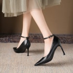 세도라 4,6,8cm 스틸레토 스트랩 메이제인 힐 2color : 시크치노