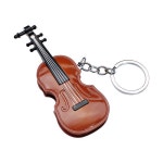 미니 바이올린 키링 라이터 충전식 열쇠고리 차키 유니크한 악기 라이터 : 젤리치피