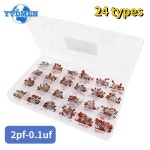 세라믹 캐패시터 세트 전자 부품  10P 222 472 2pF-0.1uF 24 가지  960 개 : 한라산인터네셔널16