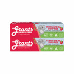 그란츠 무불소 아기 치약 스트로베리 어린이 키즈치약 천연딸기향, 75g, 2개 : 그란츠 공식몰